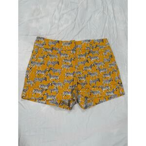 Zebra Chino Shorts 7th Avenue New York & Company Size 6